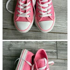 Pink Converse Chuck Taylor All Star Double Tongue